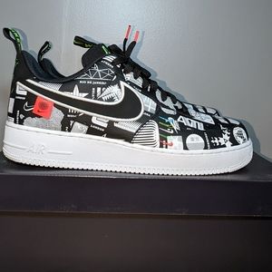 Size 12 - Nike Air Force 1 '07 LX Worldwide Pack - Black